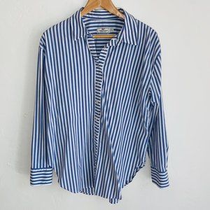 Vineyard Vines Women's Striped Performance Button Down Shirt, Size 8
